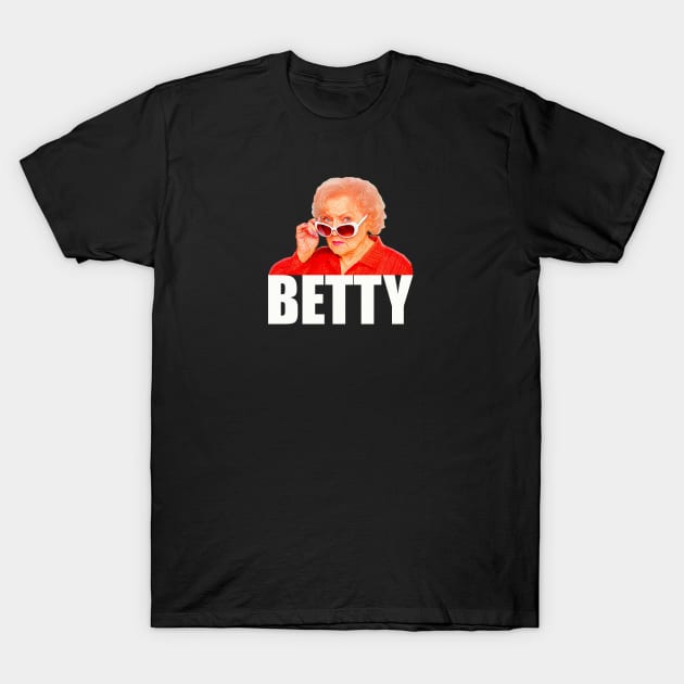 Betty T-Shirt by Colonel JD McShiteBurger